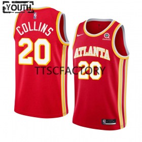 Dres Atlanta Hawks John Collins 20 Nike 2022-23 Icon Edition Crvena Swingman - Dječji